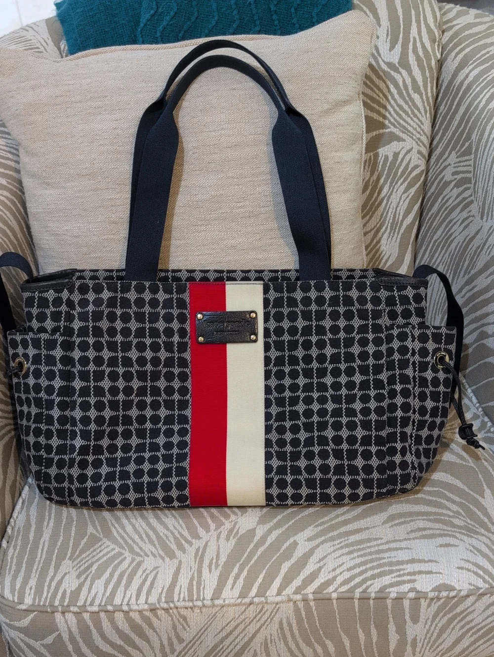 Kate Spade Noel Stevie Diaper/ Baby Bag Tote - Vintage